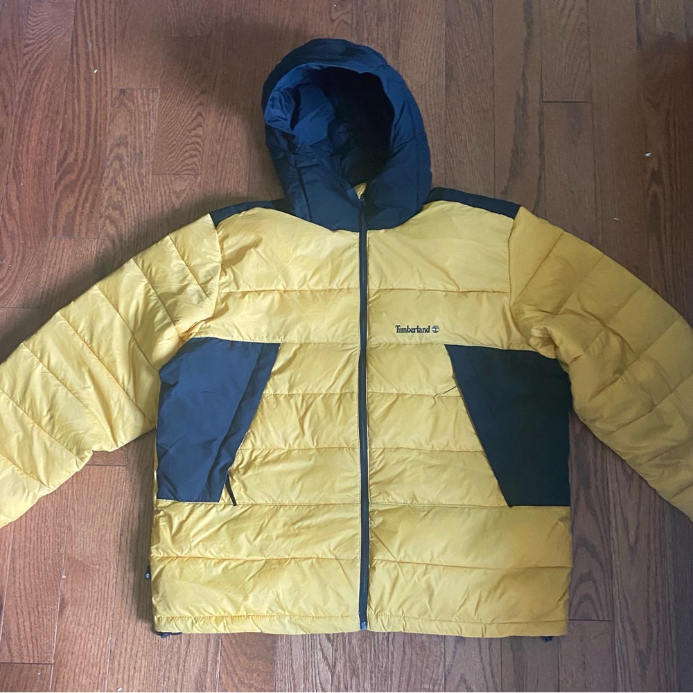 TIMBERLAND - Men's colorblock jacket yellow